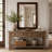 Rochana Solid Wood Flat Wall Mirror-1335845393