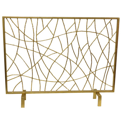 Metal, Iron Fireplace Screen