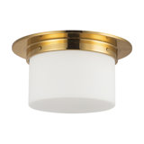 Mineral 11-in Brass Flush Mount