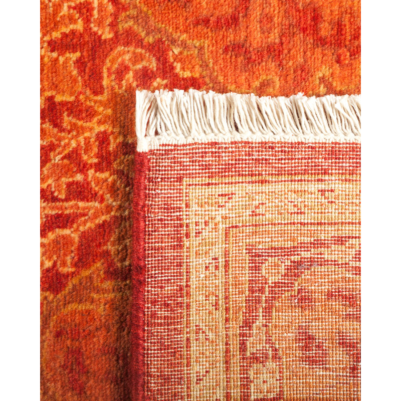 One-of-a-Kind 2'7" x 13'2" Hand Knotted Area Rug