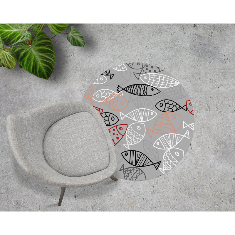 Destry Hard Floor Straight Round Chair Mat