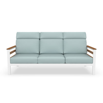 Townsend Metal Outdoor Sofa With Sunbrella Cushion