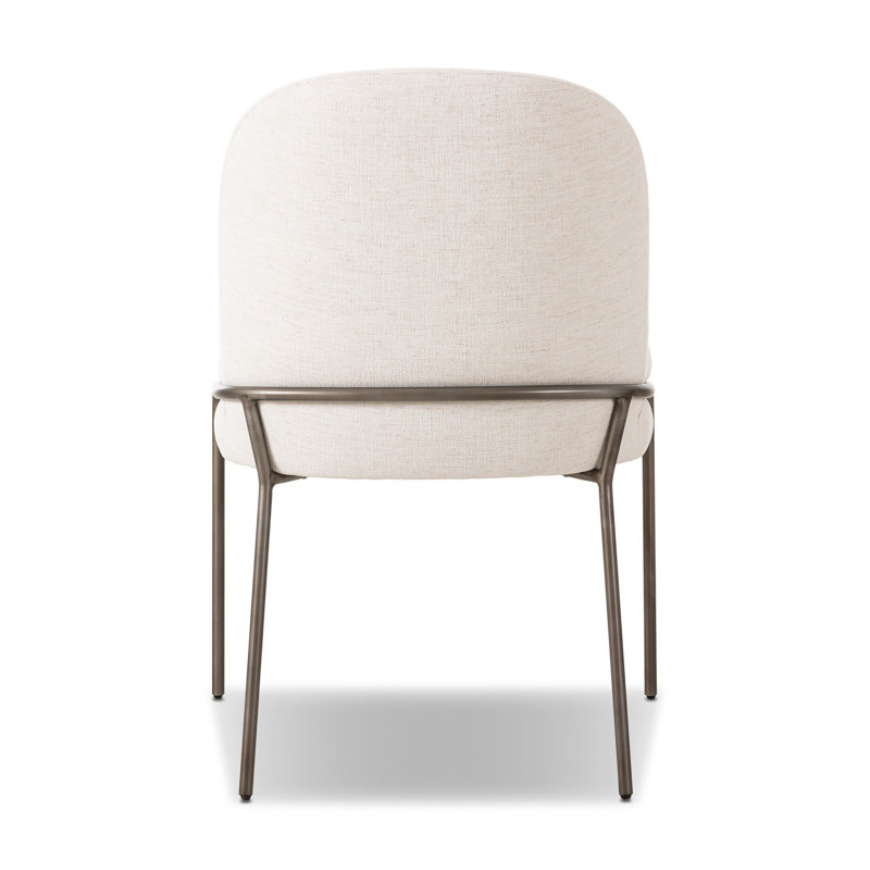 Laina 18.75'' H Upholstered Side Chair, Crypton Nomad Snow