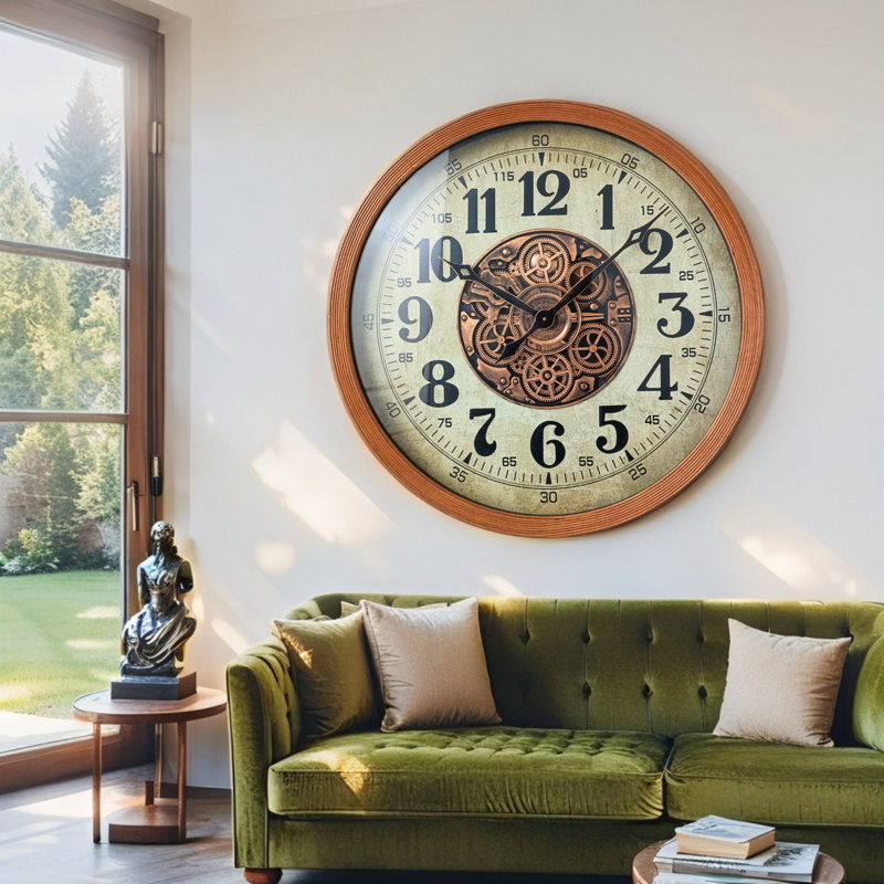 Solid Wood Wall Clock