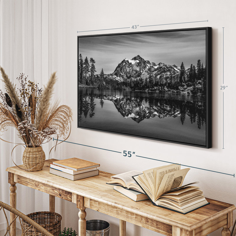 " Monochromatic Mountain ", 43" H x 29" W