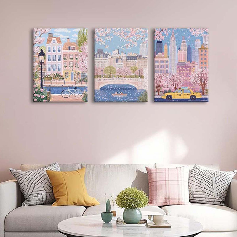 3 Piece Wrapped Canvas Print