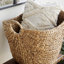 Grand panier de rangement décoratif et fonctionnel brun tissé à la main Cole and Grey-1259684957-1259684956