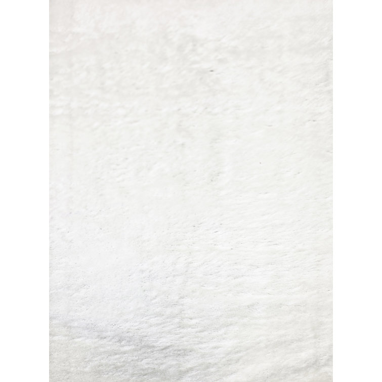 Tapis blanc Feather Jessia