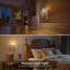 Veilleuses à brancher sur le mur, veilleuse de chandelier en cristal avec capteur de crépuscule à l'aube, luminosité réglable, blanc doux 3000K (argent)-130594927