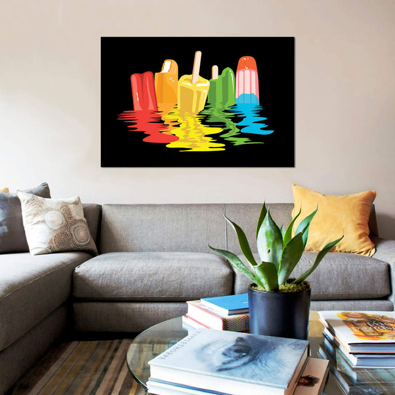 « fusion des rêves d’été », impression sur toile tendue, H 18 po x l 26 po x P 1,5 po, Toile tendue, Pas de tapis
