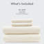 Drap-housse simple 3 pièces en mélange de coton TG 50%, surface de sommeil confortable, absorbant en été, hiver chaud, ajusté pour un matelas de 16 po, comprend un plat et une taie d'oreiller, lavable à la machine