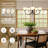 Blossom 5-Light 33" Modern/Traditional Chandelier for Dining Room-308892159