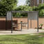 2.95m x 2.2m Steel Pergola