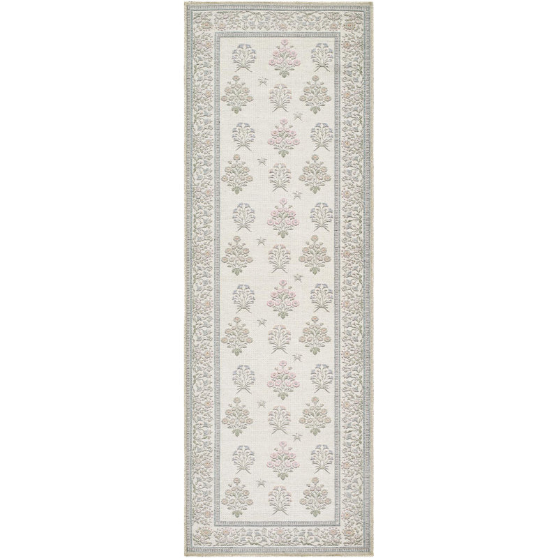 Tapis lavable à la machine Erinn Myla, Tapis de couloir 2 pi 8 po x 7 pi 10 po