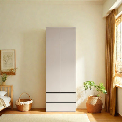 Simple Fashion Cream Style Wardrobe