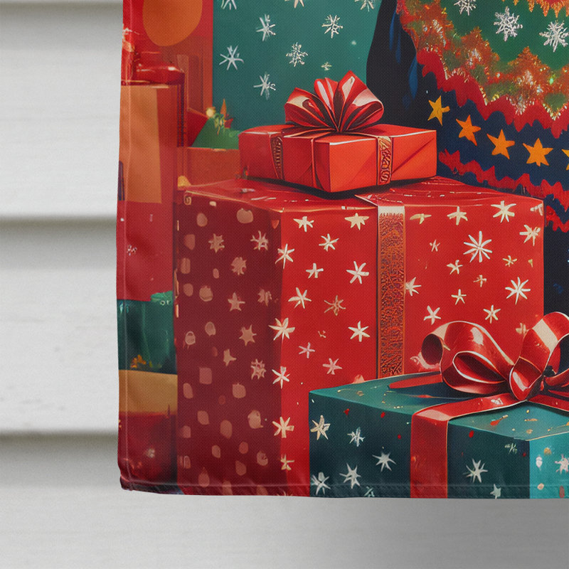 Double Sided 40'' H x 28'' W Polyester Christmas House Flag
