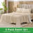 Gogreen 100% Cotton 3PC Deep Pocket Twin Sheet Set Fit 16", Breathable Super Soft Twin Size Sheet Set, Luxury Hotel Style Home Decor Twin Bed Sheet Set, Gift For Women, Men-117482961-117482963