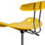 Vibrant Chrome Drafting Stool with Tractor Seat-2017077444