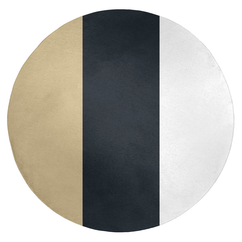Chenille Indoor Rug, Round 5'