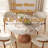 2-Piece Breakfast Nook Dining Table Set 47" Glossy Amber-970378931-970378932-962495240