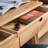 Burlywood Rectangular Solid Wood Writing desk with drawers desk-1098519640
