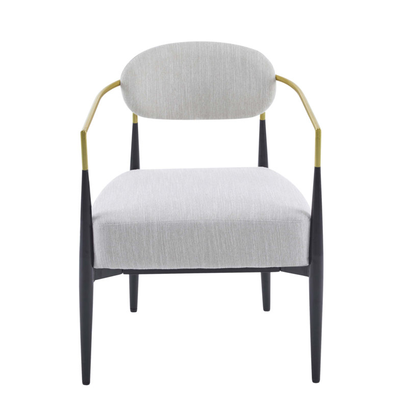 Fauteuil d'appoint rembourré Mid-Century