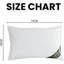 Hotel Style Goose Feather & Down Pillow Set, Soft Support Cushions with Breathable Cover for Comfortable Sleep-126121521