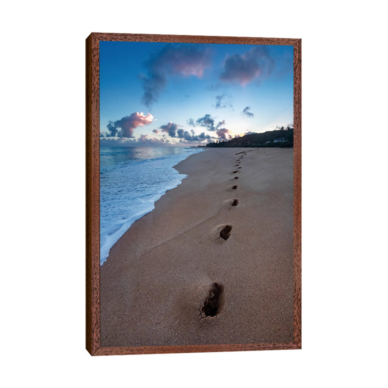 Dawn Footprints by Sean Davey - Gallery-Wrapped Canvas Giclée on Canvas, 101.6 cm H x 66.04 cm W, Classic Wood Framed
