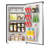 Arctic Chef, 3.2 Cu. Ft. Compact Refrigerator, Stainless Steel
