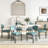 Oval  Double Pedestal Dining Table Sets-747012422-747012431-747012424