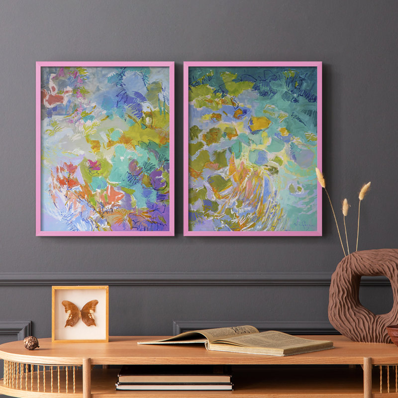 «Let Me Bloom I Am», reproduction encadrée de qualité supérieure - prête à être accrochée - aucun clou requis - aucun clou requis