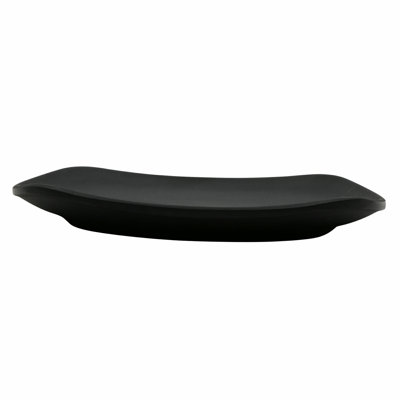 Assiette plate en mélamine GET P-1000-BK, 9,75 po, noire (ensemble de 12)