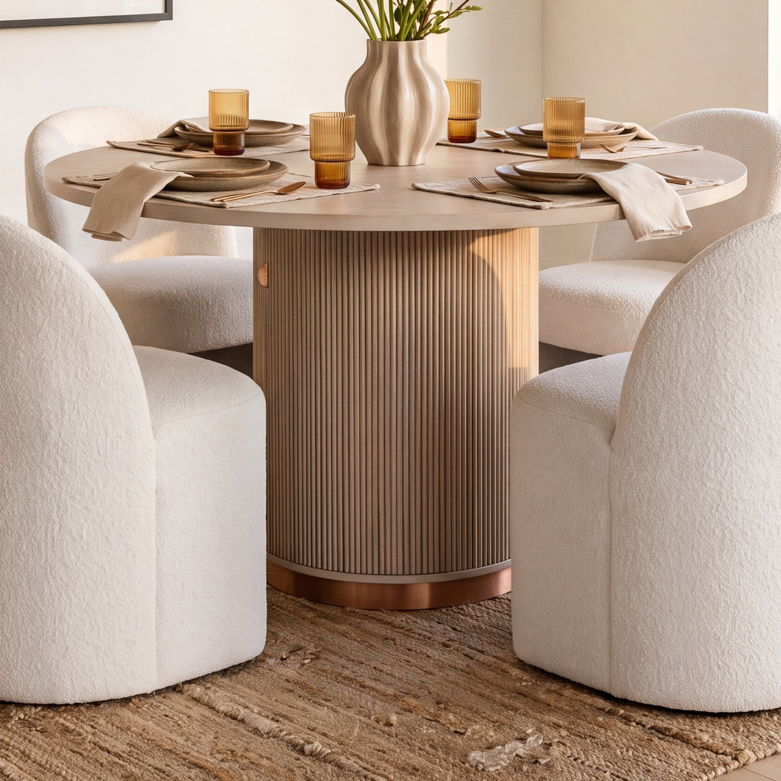 Zanzibar Mango Dining Table, 30" H x 48" W x 48" D