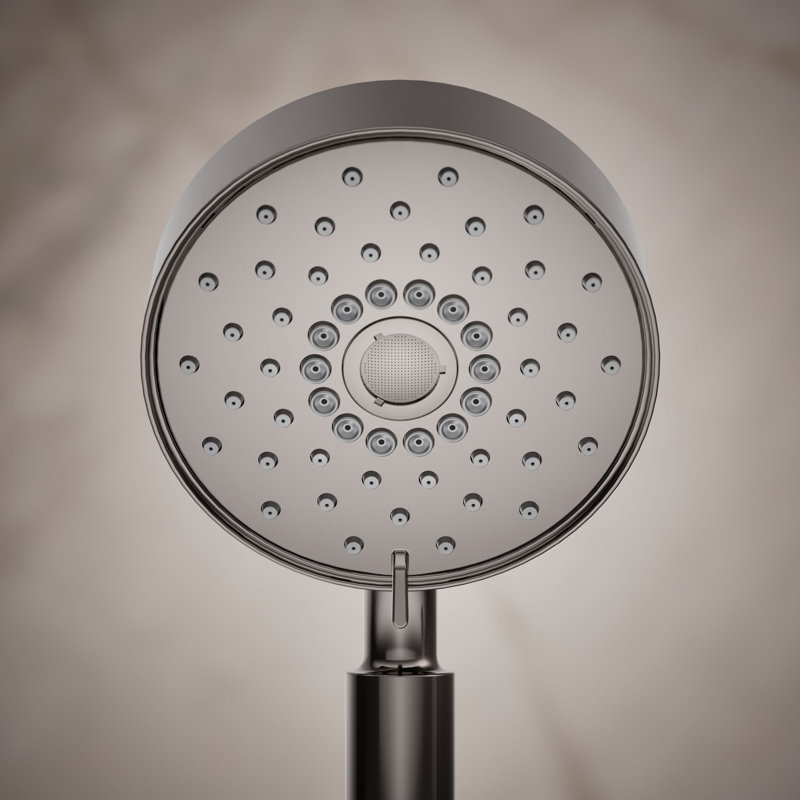 Purist® 2.5 GPM Multifunction Handheld Shower Head with Katalyst Air-Induction Technology, Vibrant Titanium, 1.75 GPM