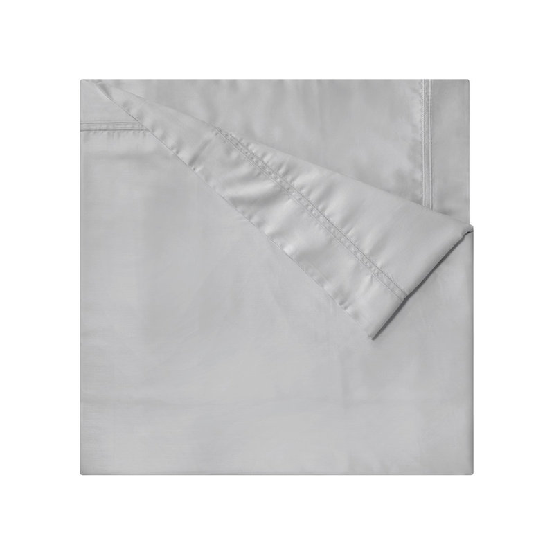 Triomphe Duvet Cover, King Duvet Cover, Silver