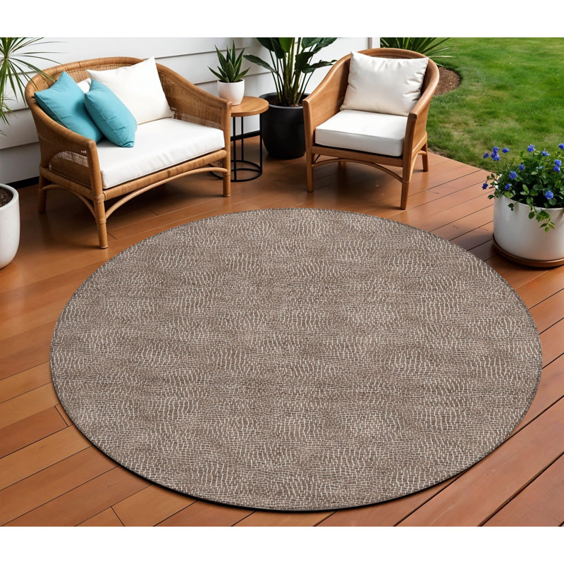Tapis d'intérieur rond 8 po