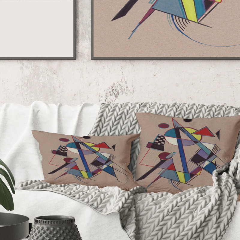 Housse de coussin et insert Compositions III, 18" x 18"