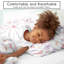 Ensemble d'édredon simple Butterfly Blush rose et mauve par Sweet Jojo Designs