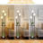 Floor Lamp With Shelves, Modern Floor Lamps For Living Room, 3-Lights Standing Lamp With Linen Shade And Foot Switch, Black Tall Table Lamp, Industrial Standing Lamps For Bedroom
