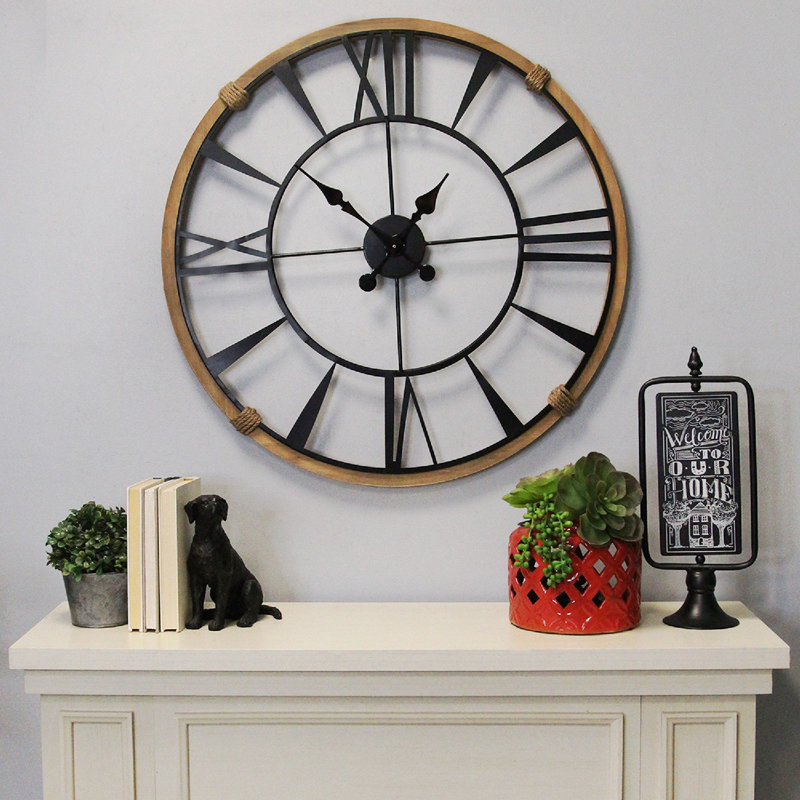 Nergis Wood Wall Clock