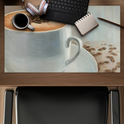Cappuccino time - 14.00"x24.25" Desk mat