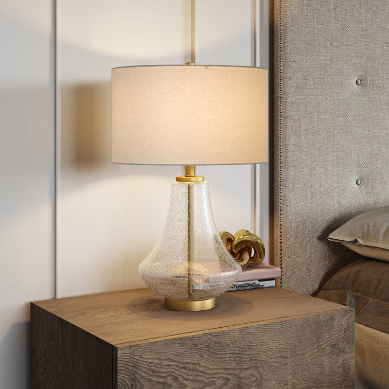 Avrianna Table Lamp, Gold/Clear