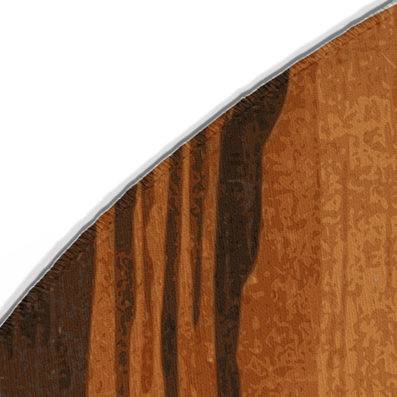 Tapis intérieur et extérieur Terra Symphony, Rond 5 pi