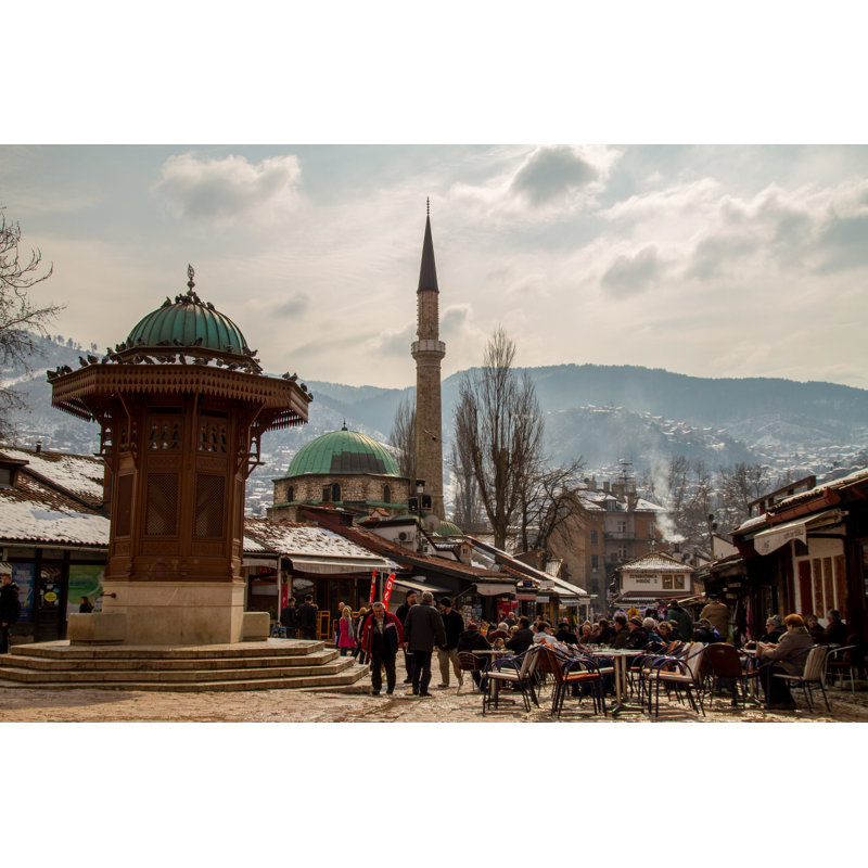 Seblij In Sarajevo by HH_Madde - Wrapped Canvas Print, 30cm H x 46cm W