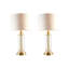 Ensemble de 2 lampes de table en verre Clarity