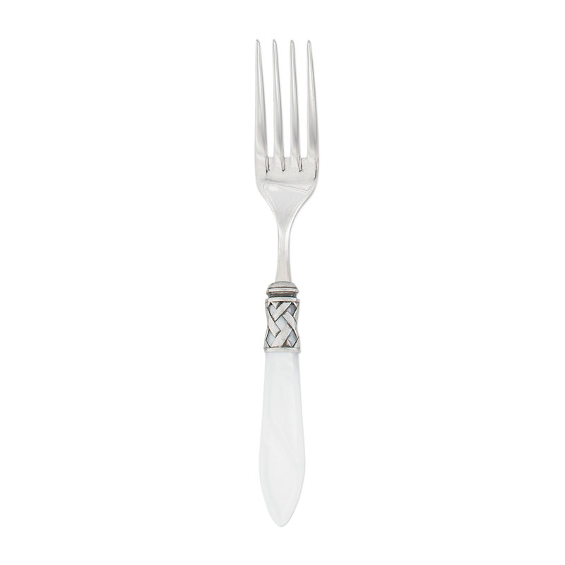 Aladdin Serving Fork, Antique White