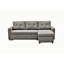 Canapé-lit modulaire convertible en forme de L convertible, meubles d'appoint élégants, canapé-lit escamotable pour petits espaces et salons, gris