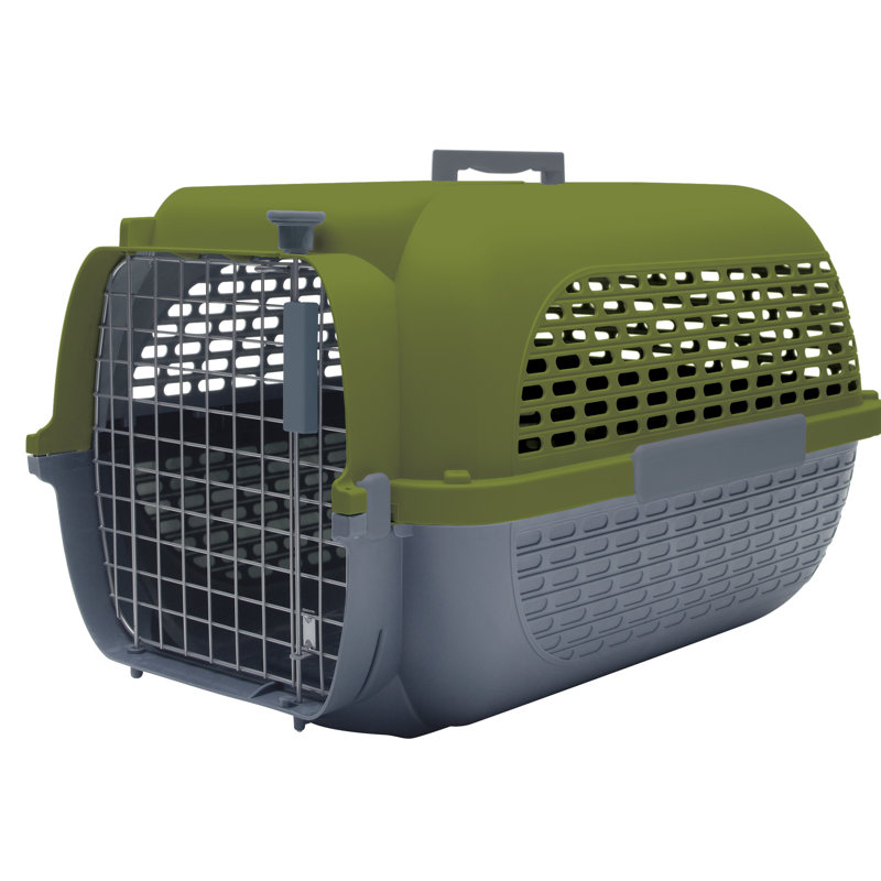 Sac de transport Dogit Voyageur, H 16,7 po x l 14,51 po x P 24,3 po, Kaki foncé / gris
