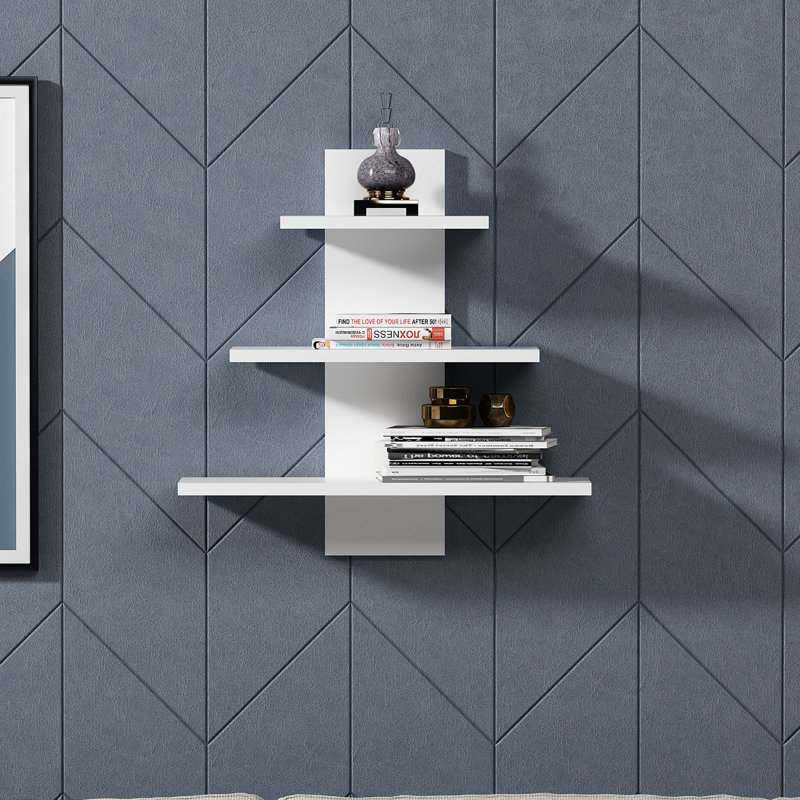 Locelso Floating Shelf, White