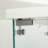 LED Lights  Glass Display Cabinet  Shelves With Door, Floor Standing Curio Bookshelf   Bedroom Office